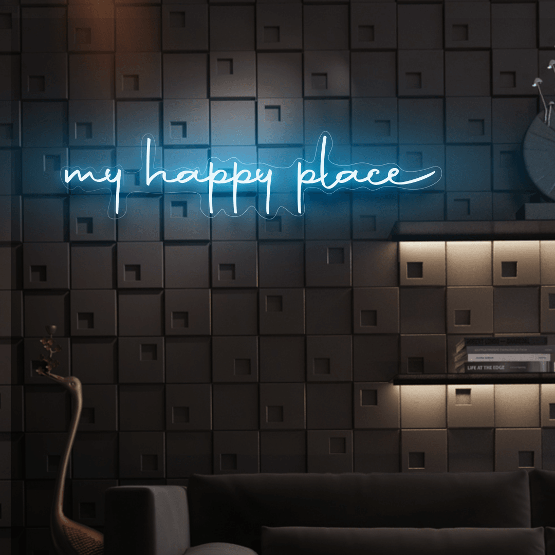 My happy place Neon Sign | GF006