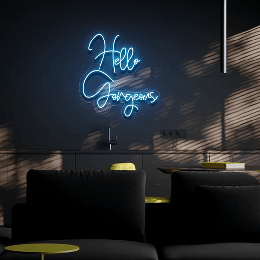 Hello Gorgeous Neon Sign | GF005 - GloriousGifts.Pk | Pakistan's 1 Office & Home Decoration Brand