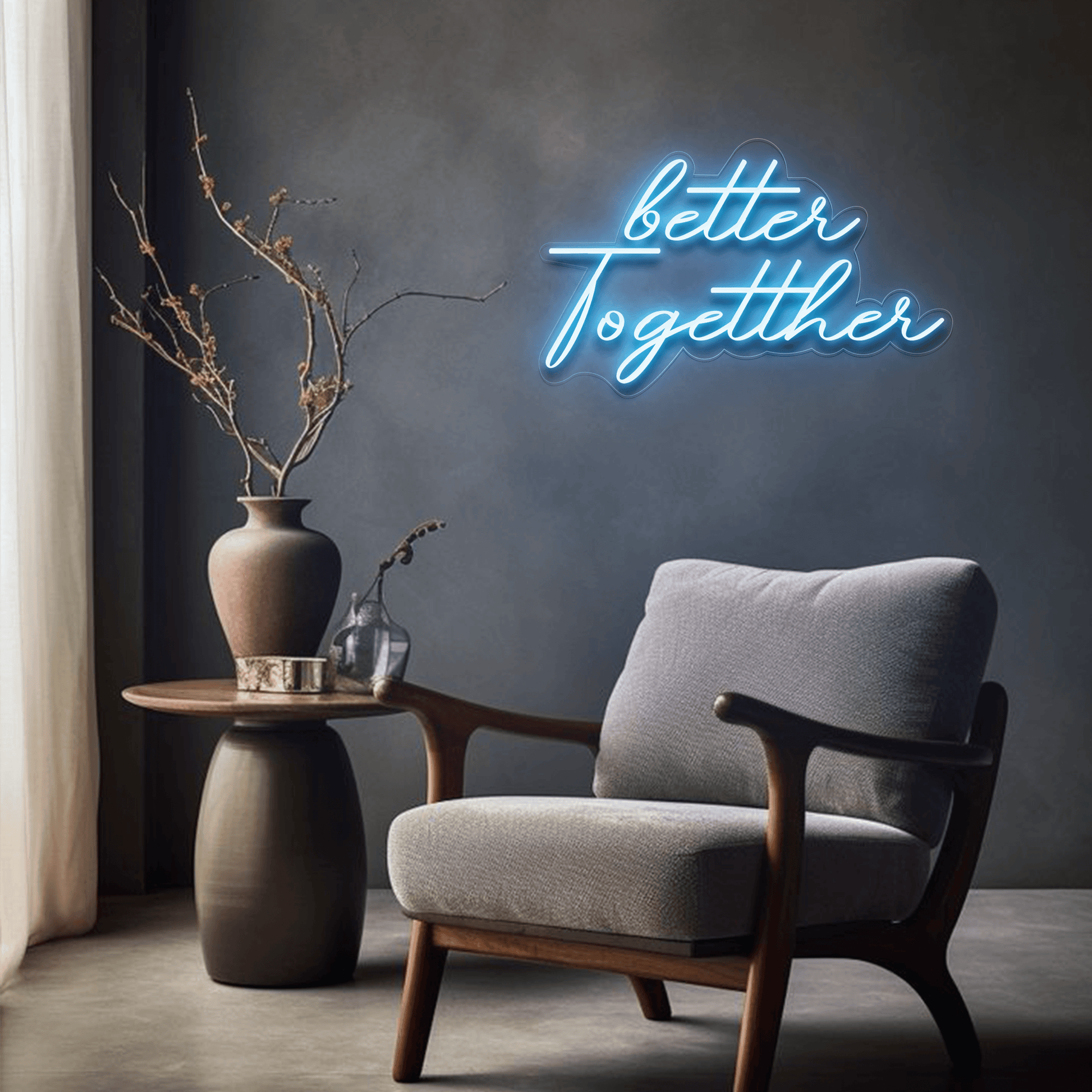 Better Together Neon Sign | GF001 - GloriousGifts.Pk | Pakistan's 1 Office & Home Decoration Brand