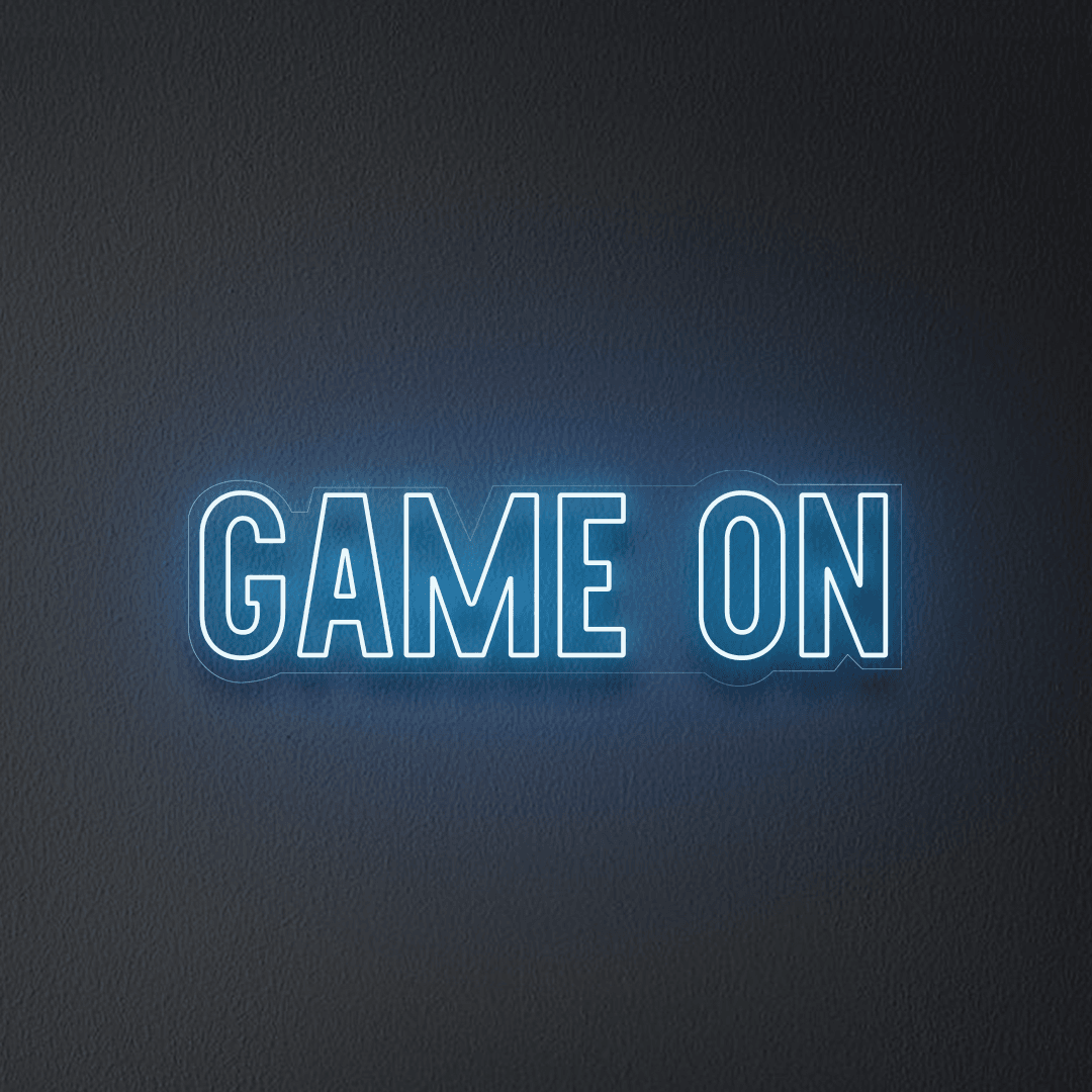 GAME ON Neon Sign |GF002