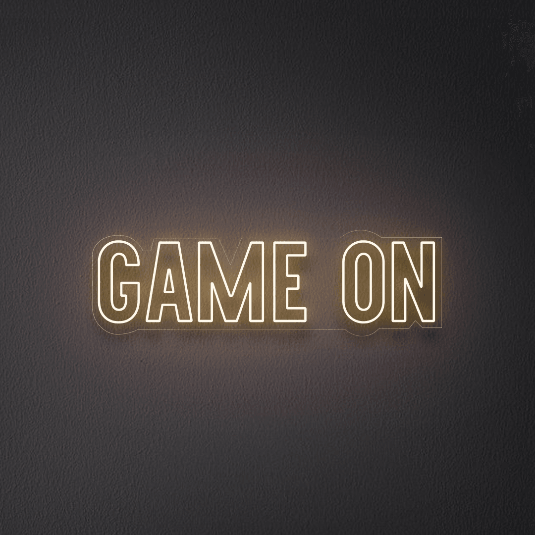 GAME ON Neon Sign |GF002