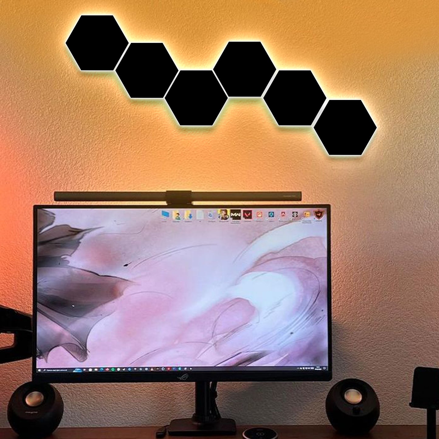 LED HEXAGONE 3D PENAL 16 LIGHTS | GS021