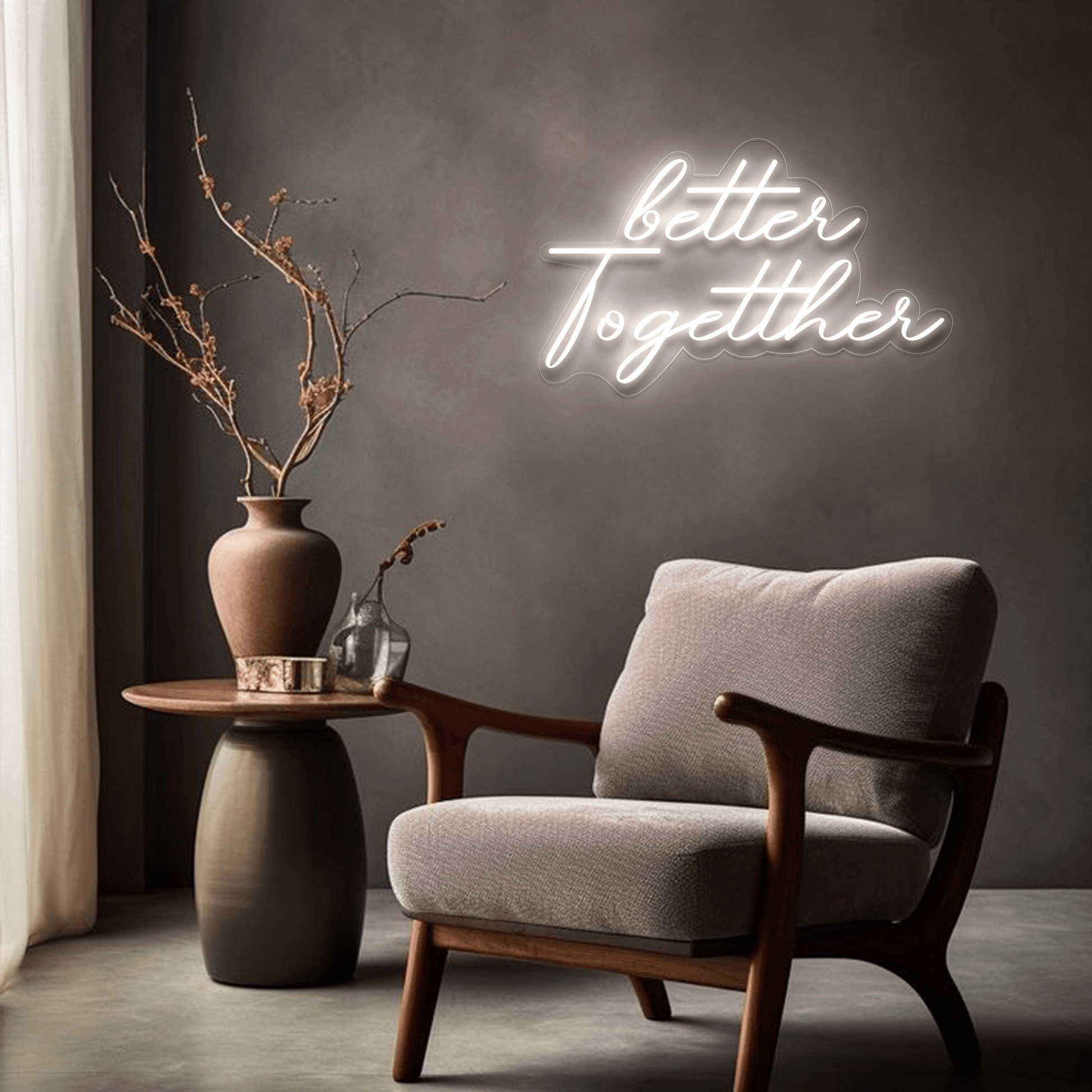 Better Together Neon Sign | GF001 - GloriousGifts.Pk | Pakistan's 1 Office & Home Decoration Brand