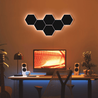 LED HEXAGONE 3D PENAL 16 LIGHTS | GS016 - GloriousGifts.Pk | Pakistan's 1 Office & Home Decoration Brand