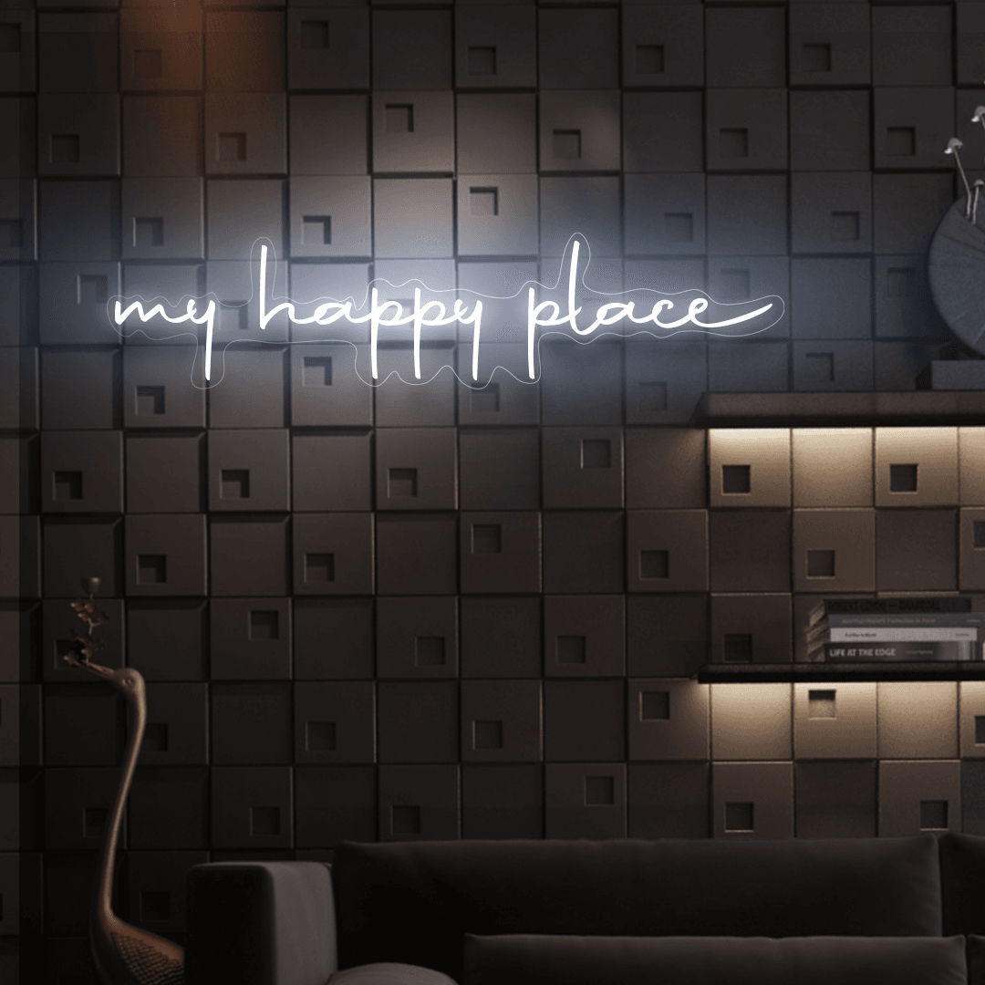 My happy place Neon Sign | GF006