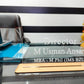 Custom Acrylic Desk Plate with Wood Base | GT003