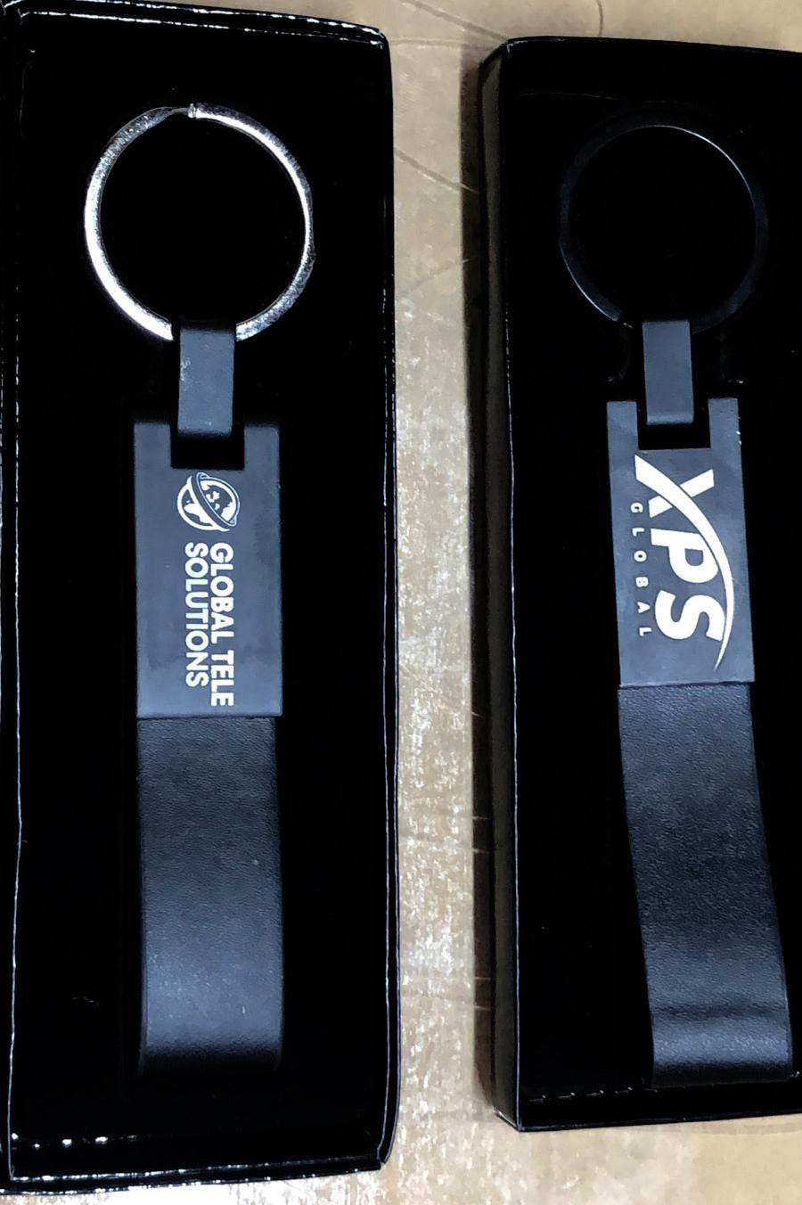 Custom Engraved Leather & Metal Keychain | GX006 - GloriousGifts.Pk | Pakistan's 1 Office & Home Decoration Brand
