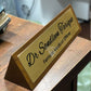 Solid Wooden Triangle Desk plate | GT004 - GloriousGifts.Pk | Pakistan's 1 Office & Home Decoration Brand