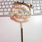 Personalized Golden Wedding Cake Topper  Names Gift |GG001 - GloriousGifts.Pk | Pakistan's 1 Office & Home Decoration Brand