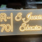 Custom LED Laser Cut Name Plate | GN026