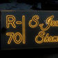 Custom LED Laser Cut Name Plate | GN026