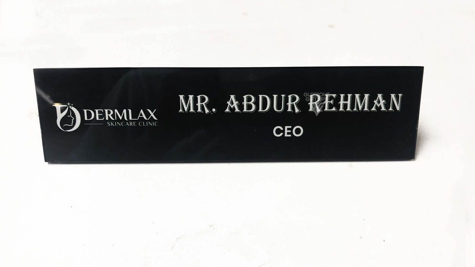 Executive Table Plate | GT013 - GloriousGifts.Pk | Pakistan's 1 Office & Home Decoration Brand