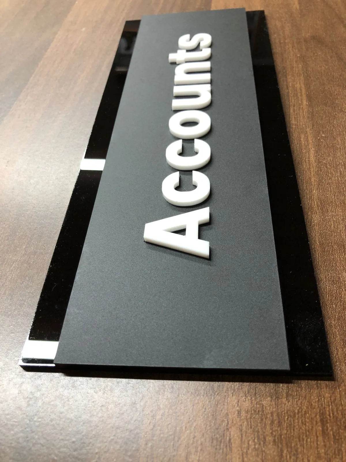 Acrylic Toilet Sign Rectangle | GD009 - GloriousGifts.Pk | Pakistan's 1 Office & Home Decoration Brand