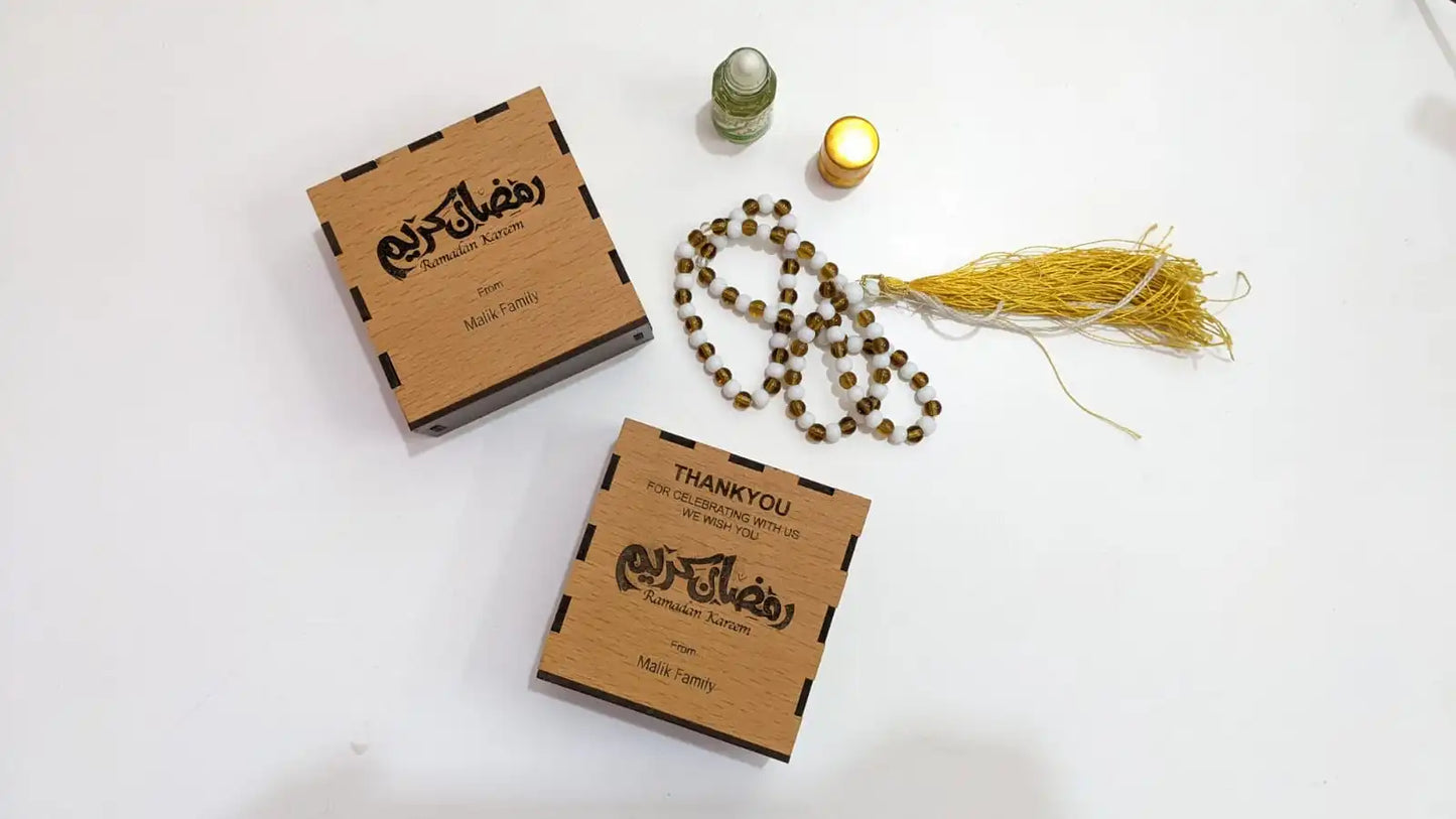 Ramadan Decoration Box Engraved Pack of 10, 50, 100 pcs  | GX010