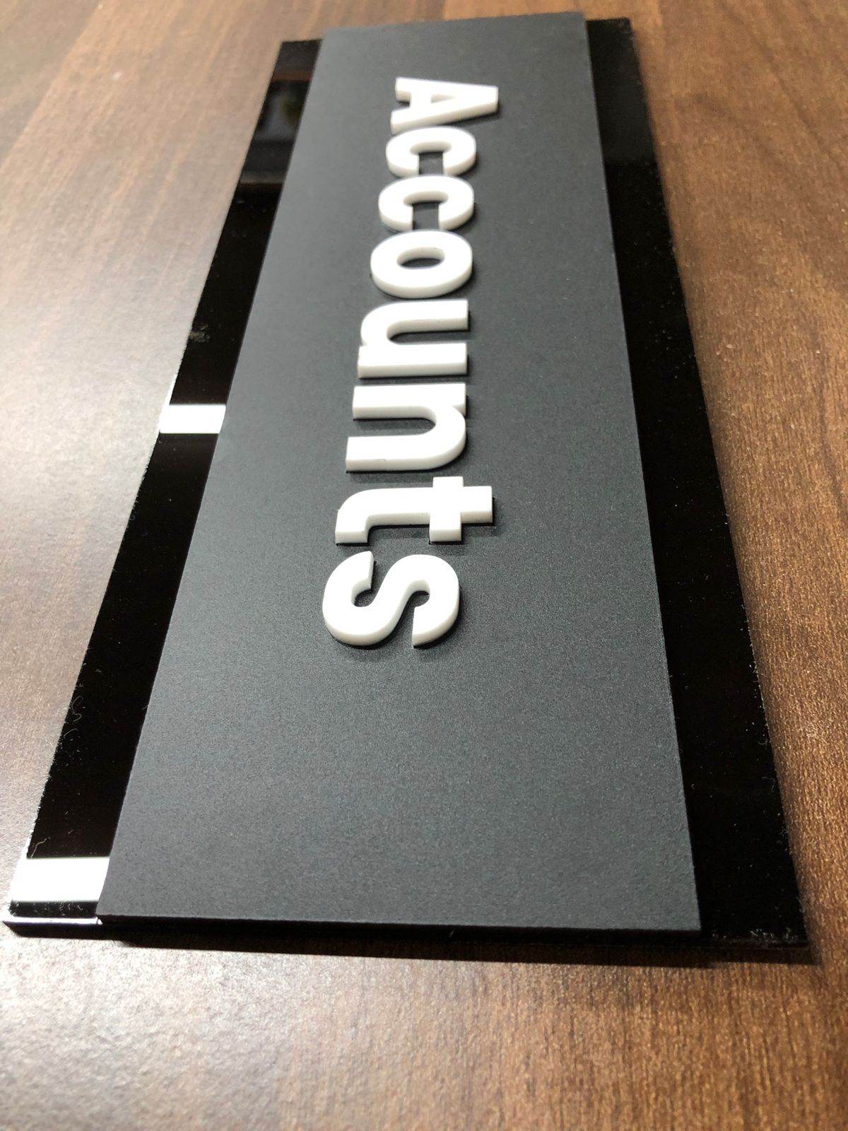 Acrylic Toilet Sign Rectangle | GD009 - GloriousGifts.Pk | Pakistan's 1 Office & Home Decoration Brand