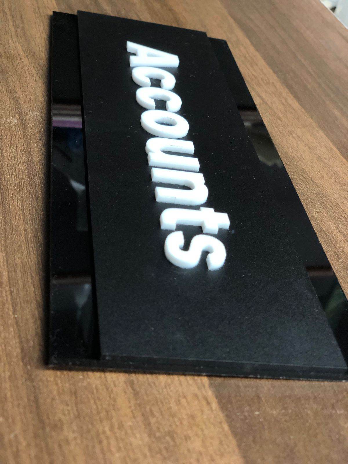 Acrylic Toilet Sign Rectangle | GD009 - GloriousGifts.Pk | Pakistan's 1 Office & Home Decoration Brand