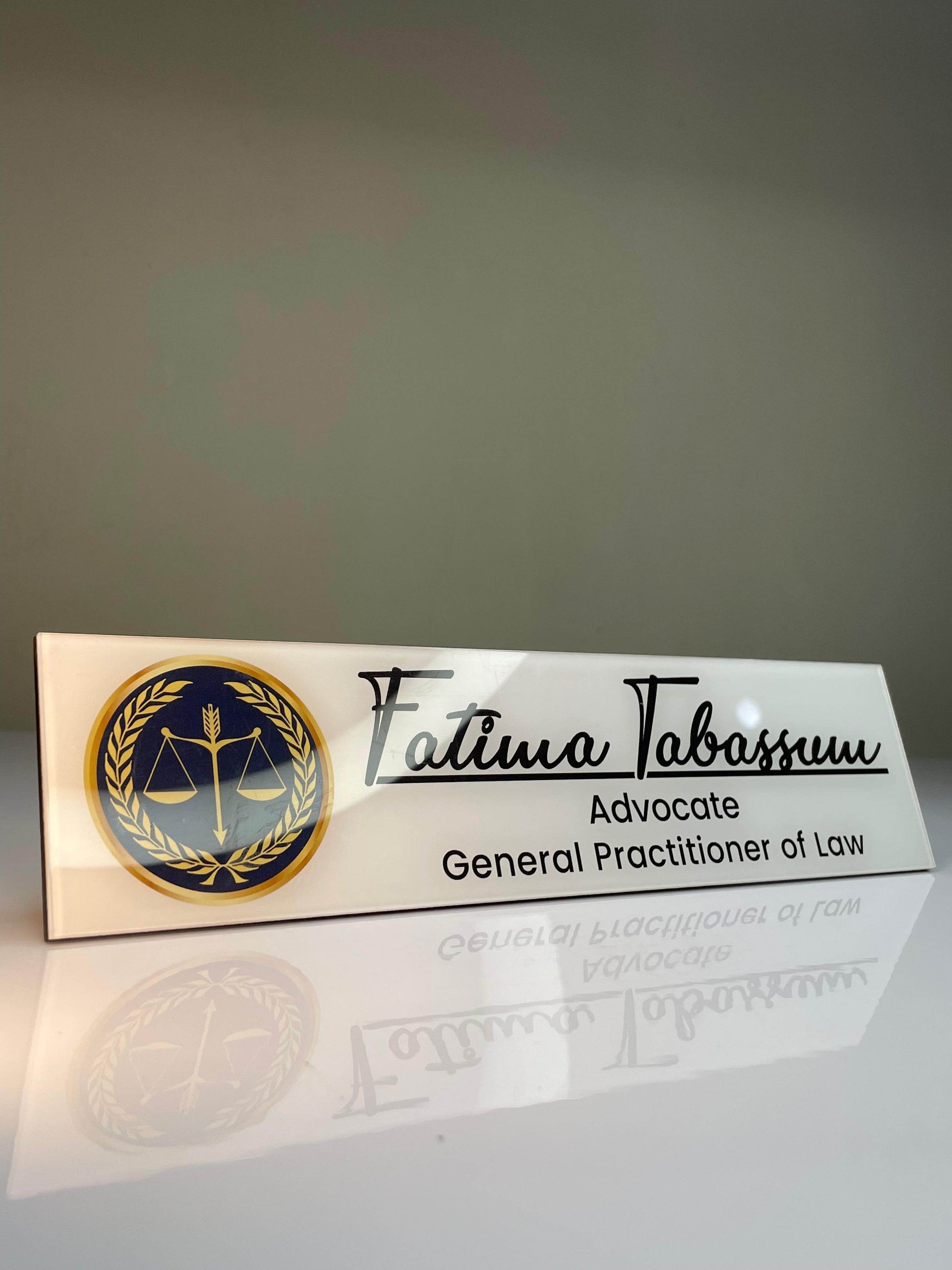 Executive Table Plate | GT013 - GloriousGifts.Pk | Pakistan's 1 Office & Home Decoration Brand