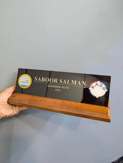 Classic Desk Plate Exclusive | GT005 - GloriousGifts.Pk | Pakistan's 1 Office & Home Decoration Brand