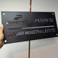 Grey & Silver Mirror Address Plaque | GN009 - GloriousGifts.Pk | Pakistan's 1 Office & Home Decoration Brand