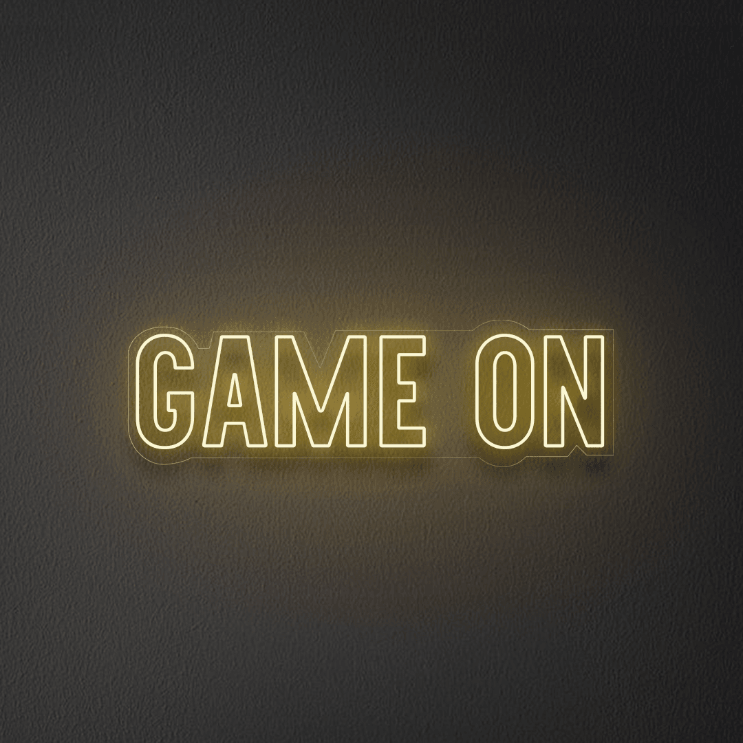 GAME ON Neon Sign |GF002