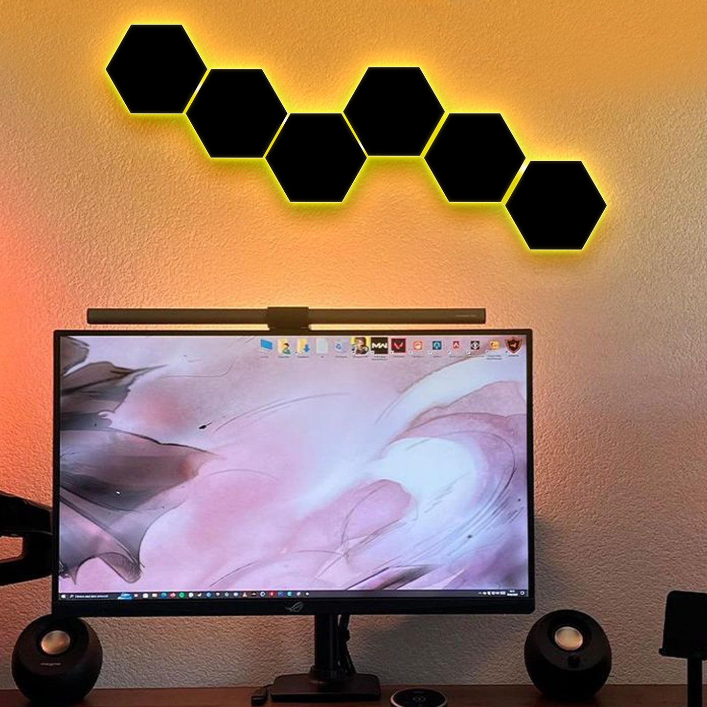 LED HEXAGONE 3D PENAL 16 LIGHTS | GS021