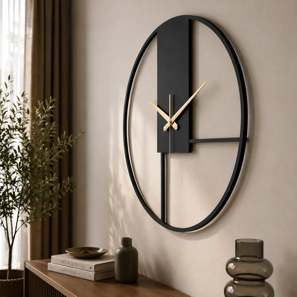 Nordic Large Minimalist Wall Clock | GC017 - GloriousGifts.Pk | Pakistan's 1 Office & Home Decoration Brand