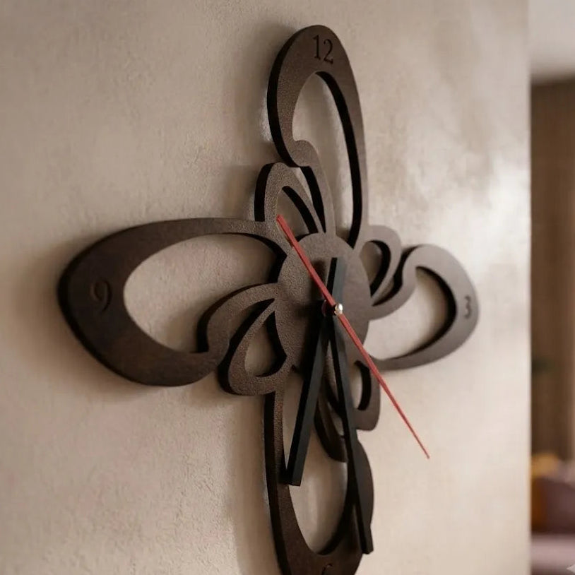 Handmade Modern Wooden Clock | GC016 - GloriousGifts.Pk | Pakistan's 1 Office & Home Decoration Brand