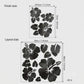 Rose Flower Leaves Silver Mirror Acrylic GW002 - GloriousGifts.Pk | Pakistan's 1 Office & Home Decoration Brand