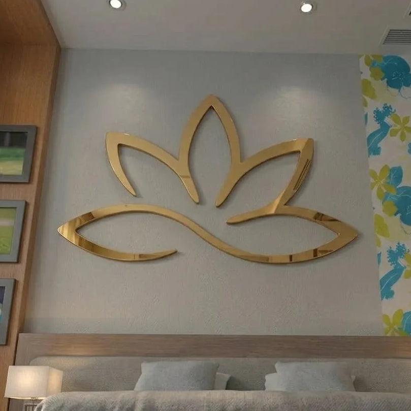 Lotus Flower Mirror Art  Laser Cut Wall Décor |GW003 - GloriousGifts.Pk | Pakistan's 1 Office & Home Decoration Brand