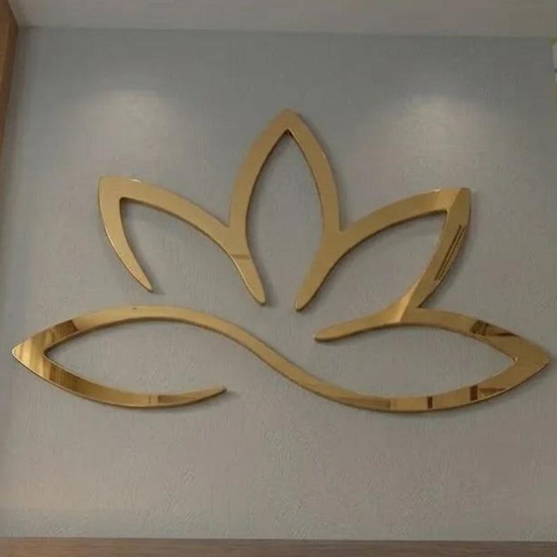 Lotus Flower Mirror Art  Laser Cut Wall Décor |GW003 - GloriousGifts.Pk | Pakistan's 1 Office & Home Decoration Brand