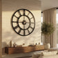 Large Black Roman Clock  Unique Design | GC018 - GloriousGifts.Pk | Pakistan's 1 Office & Home Decoration Brand