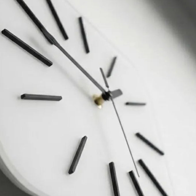 Clock HIPNOTIC Large white Silent Clock | GC008 - GloriousGifts.Pk | Pakistan's 1 Office & Home Decoration Brand