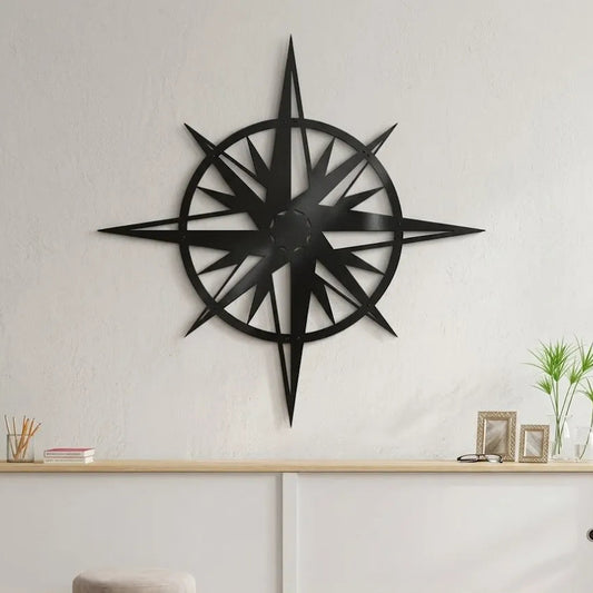 Wooden Compass Wall Art Nursery Décor |GW015