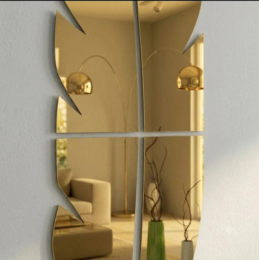 3D Acrylic Mirror Wall  Set Home Décor  |GW006