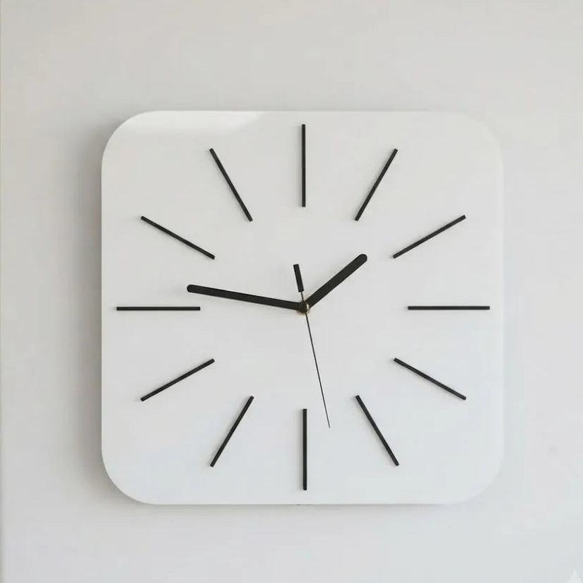 Clock HIPNOTIC Large white Silent Clock | GC008