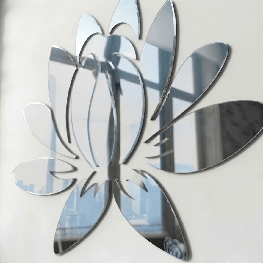 3D Lotus Wall Sticker Delicate GW005