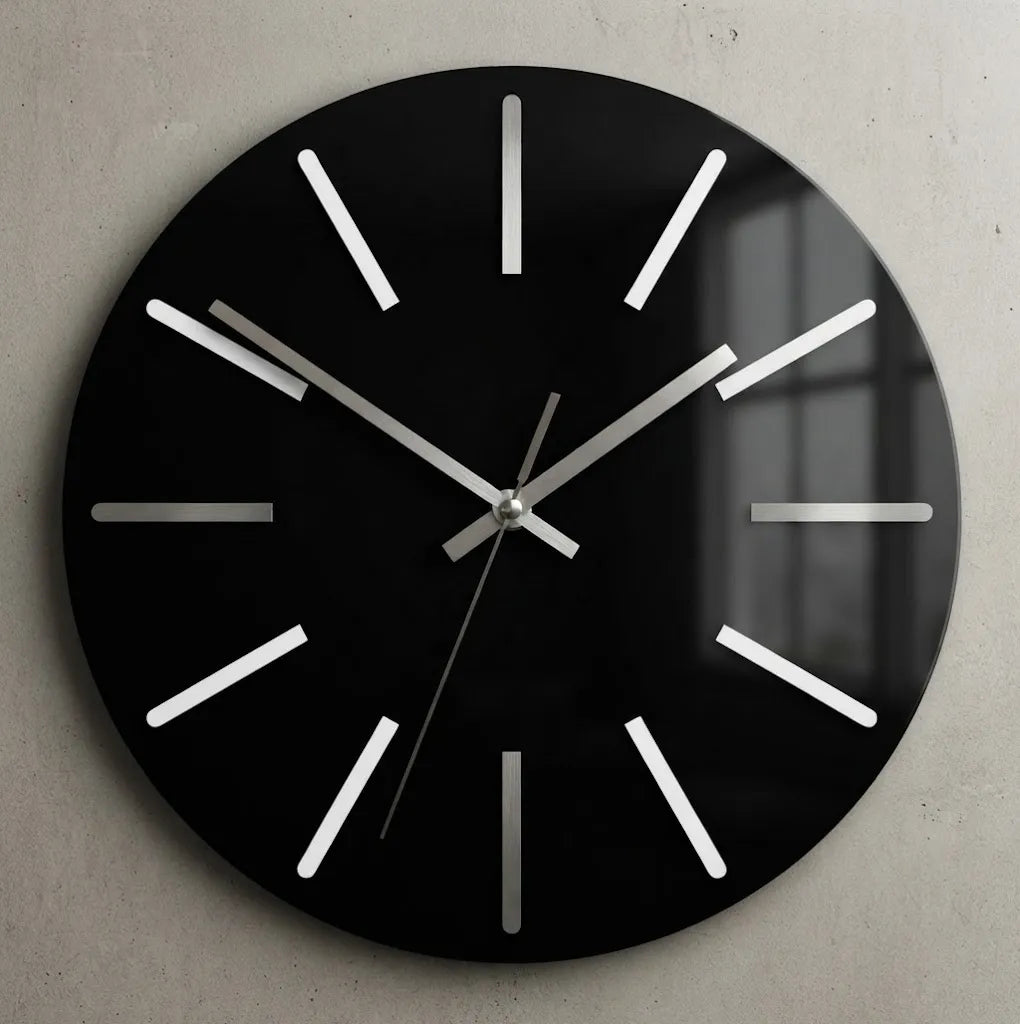 Large wall clock Modus Silent black clock  GC006 - GloriousGifts.Pk | Pakistan's 1 Office & Home Decoration Brand