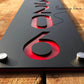 Modern Vertical Address Plaque | GN016 - GloriousGifts.Pk | Pakistan's 1 Office & Home Decoration Brand