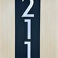 Vertical House Number Plaque | GN023 - GloriousGifts.Pk | Pakistan's 1 Office & Home Decoration Brand