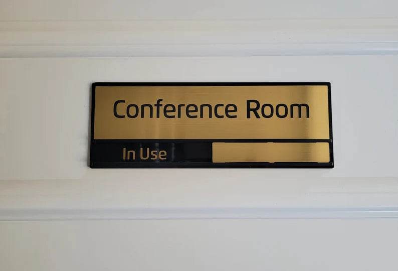 Custom Conference Room Sign Busy/Available | GD013 - GloriousGifts.Pk | Pakistan's 1 Office & Home Decoration Brand