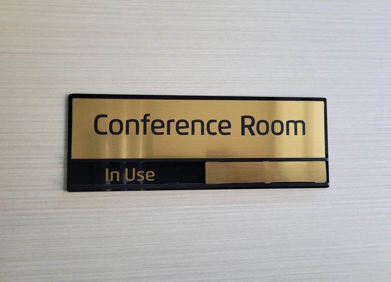 Custom Conference Room Sign Busy/Available | GD013 - GloriousGifts.Pk | Pakistan's 1 Office & Home Decoration Brand