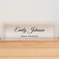 Personalized Transparent Desk Plate | GT012 - GloriousGifts.Pk | Pakistan's 1 Office & Home Decoration Brand