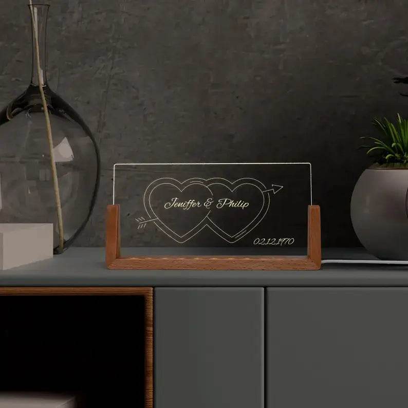 Infinity Night Light Wedding & Anniversary Gift |GG006 - GloriousGifts.Pk | Pakistan's 1 Office & Home Decoration Brand