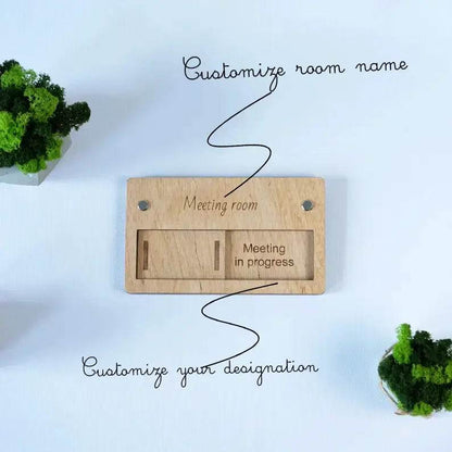 Custom Meeting Room Sign In/Out Plate | GD015 - GloriousGifts.Pk | Pakistan's 1 Office & Home Decoration Brand