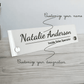 Custom Acrylic Desk Nameplate Name Title | GT014 - GloriousGifts.Pk | Pakistan's 1 Office & Home Decoration Brand