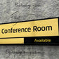 Custom Conference Room Sign Busy/Available | GD013 - GloriousGifts.Pk | Pakistan's 1 Office & Home Decoration Brand