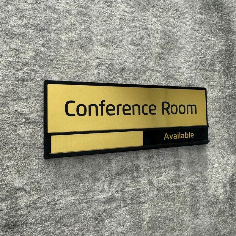 Custom Conference Room Sign Busy/Available | GD013 - GloriousGifts.Pk | Pakistan's 1 Office & Home Decoration Brand