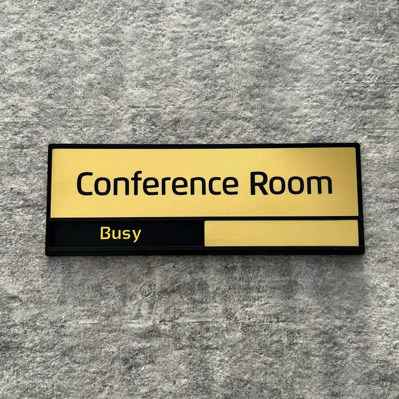 Custom Conference Room Sign Busy/Available | GD013 - GloriousGifts.Pk | Pakistan's 1 Office & Home Decoration Brand