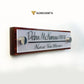 Chemical Wooden Door Name Plate | GD008