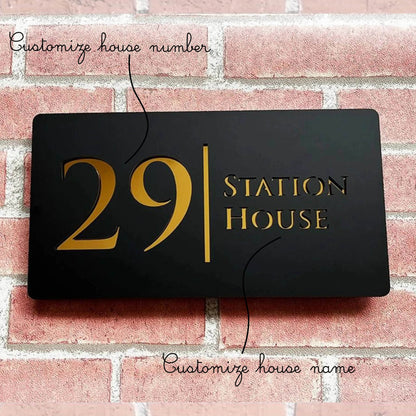 3D Floating House Plate Matte Black | GN007 - GloriousGifts.Pk | Pakistan's 1 Office & Home Decoration Brand